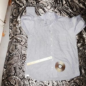 new IZOD xl mens blue shirt